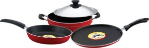 Amazon- Buy Pigeon Rapido Induction Base Non-Stick Cookware Gift Set