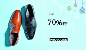Amazon- Buy Provogue Men's Footwear at flat 70 off