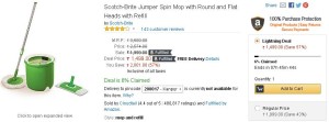 Amazon- Buy Scotch-Brite Jumper Spin Mop1