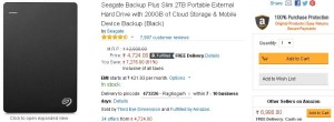 Amazon- Buy Seagate Backup Plus Slim 2TB Portable External Hard Drive1