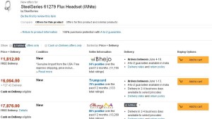 Amazon- Buy SteelSeries 61279 Flux Headset1