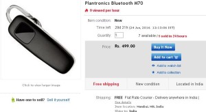 Ebay- Buy Plantronics Bluetooth M701