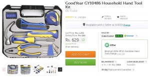 Flipkart- Buy GoodYear Household Hand Tool Kit1