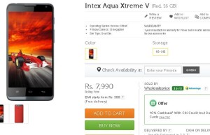Flipkart- Buy Intex Aqua Xtreme V1