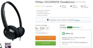 Flipkart- Buy Philips SHL1000 10 Headphone1