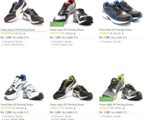 Flipkart- Buy Puma Sports Shoes at Flat 60% Off