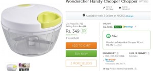 Flipkart- Buy Wonderchef Handy Chopper 1