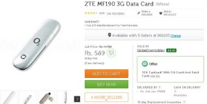 Flipkart- Buy ZTE MF190 3G Data Card1