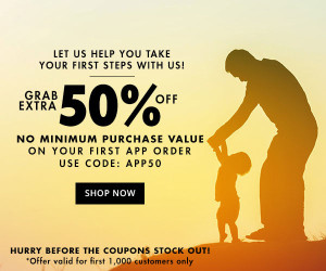 Jabong App– Get flat 50 extra discount on your first order