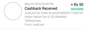 Justloot - Refer the app and earn Rs 100 recharge or Paytm Cash