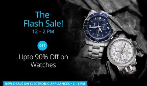 Paytm Flash Sale- Buy Watches at upto 90 off