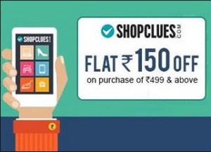 Shopclues- Get Flat Rs 150 Off on Purchase of Rs 499 or Above