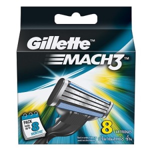 Snapdeal Gillette Mach 3 Manual Shaving Razor Blades (Cartridge) 8s pack