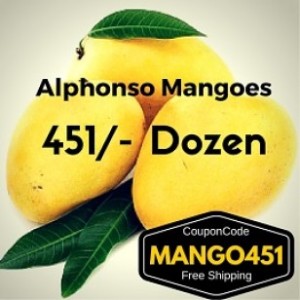 Sweetsinbox Alphonso Mango - Normal 1 Dozen (150-200 gm-each), Free Shipping
