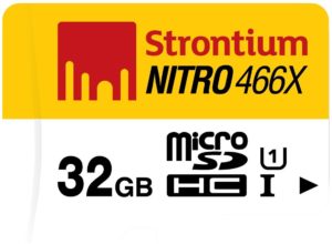 Amazon 32 Gb memory card strontium at Rs 479