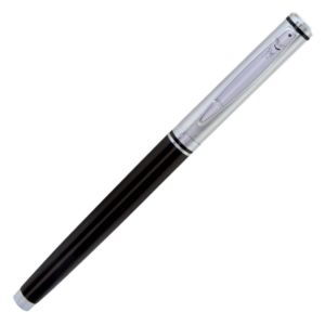 Amazon - Buy Paperkraft Silver Roller Ball Pen - Black body, Silver trim, Blue ink at Rs 99 Only