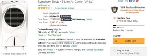 Amazon- Buy Symphony Siesta 45-Litre Air Cooler1