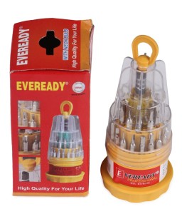 Eveready 31 in 1 Screw Driver Set with Neon Bulb Rs 100 only snapdeal