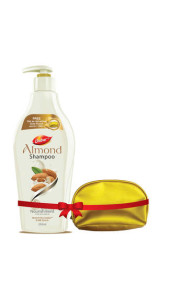 Paytm Dabur Almond Shampoo 350ml with Free Golden Pouch