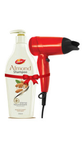 Paytm Dabur Almond Shampoo Intense Nourishment 350ml with Hair Dryer worth Rs.270 Free