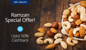 Paytm get upto 50 cb on Dry fruits