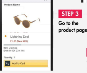 amazon app treasure hunt 17th June step 3 go to product page