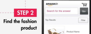 amazon app treasure hunt step 2 17th June find the fashion product