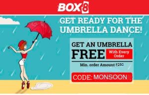 box get umbrella free on food orders of Rs 250 or more