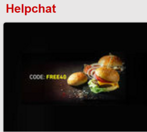 helpchat 40 cashback on ordering food through zomato