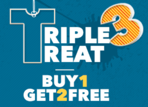 jabong triple treat buy 1 get 2 free puma reebok footwear