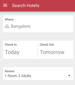 redbus search hotels