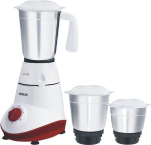 Amazon - Buy Inalsa Swift 500-Watt Mixer Grinder with 3 Jars (White and Red) at Rs 1,540 Only
