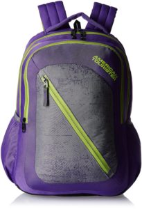 American Tourister Casper Purple Casual Backpack Rs 1000 only