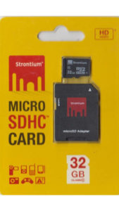 Strontium 32GB Micro SDHC Memory Card With Adapter Rs 396 only paytm