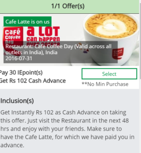 cafe coffee day cafe latte cash advance indianexpress favcy