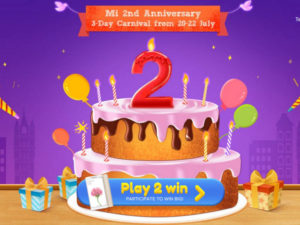 Mi 2nd Anniversary Sale 