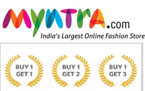 myntra buy 1 get 3 offers on fashion