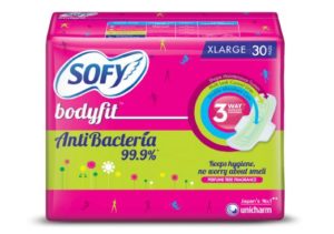 Amazon - Buy Sofy Bodyfit Anti Bacteria - 30 Count at Rs 140 only