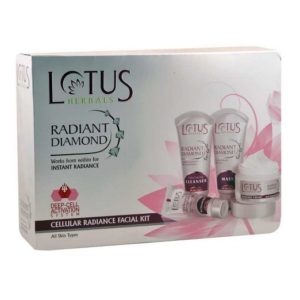 Amazon - Buy Lotus Herbals Radiant Diamond Cellular Radiance Facial Kit at Rs 799 only