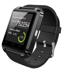 Snapdeal Bingo Black U8 Bluetooth Smartwrist Watch Phone Mate