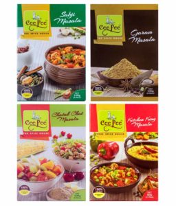 Snapdeal Sabji, Garam, Chatak Chat masala and Kitchen King Masala-350 Gm pack of 4