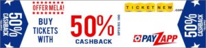 Ticketnew- Book your Movie tickets and get flat 50% cashback via HDFC PayZapp