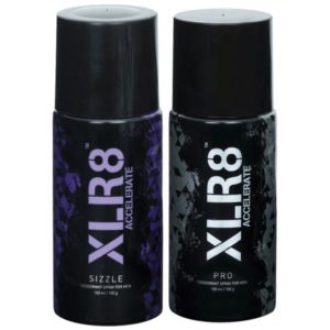 XLR8 Deodorant Body Spray for Men - 150ml, Pack of 2 Rs 139 only zotezo
