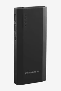 Ambrane P-1111 10000 mAh Power Bank (Black) Rs 599 only Tatacliq