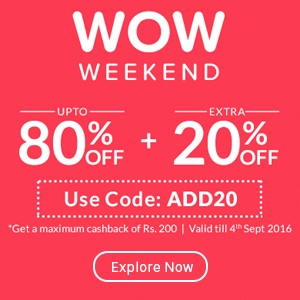 Nearbuy- Get flat 20% cashback + extra 10% cashback via Mobikwik Wallet