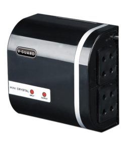 V-Guard MINI CRYSTAL Voltage Stabilizer (Black) Rs 799 only flipkart