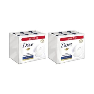 Amazon - Buy Dove Cream Beauty Bathing Bars, 3x100g (Pack of 2) at Rs 284 only 