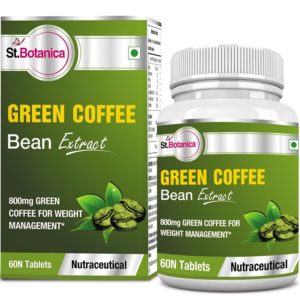 Amazon - Buy St.Botanica Green Coffee Bean 800 mg Extract (With Chlorogenic Acid) - 60 Tablets at Rs 799 only