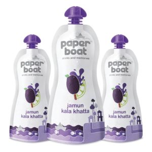 Amazon - Buy Paper Boat Jamun Kala Khatta Juice, 250ml (Pack of 3) at Rs 79 only