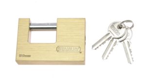 Amazon - Buy Stanley Solid Brass Standard Shackle Padlock - 90mm at Rs 894 only